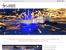 Tablet Screenshot of laserphotonics.com